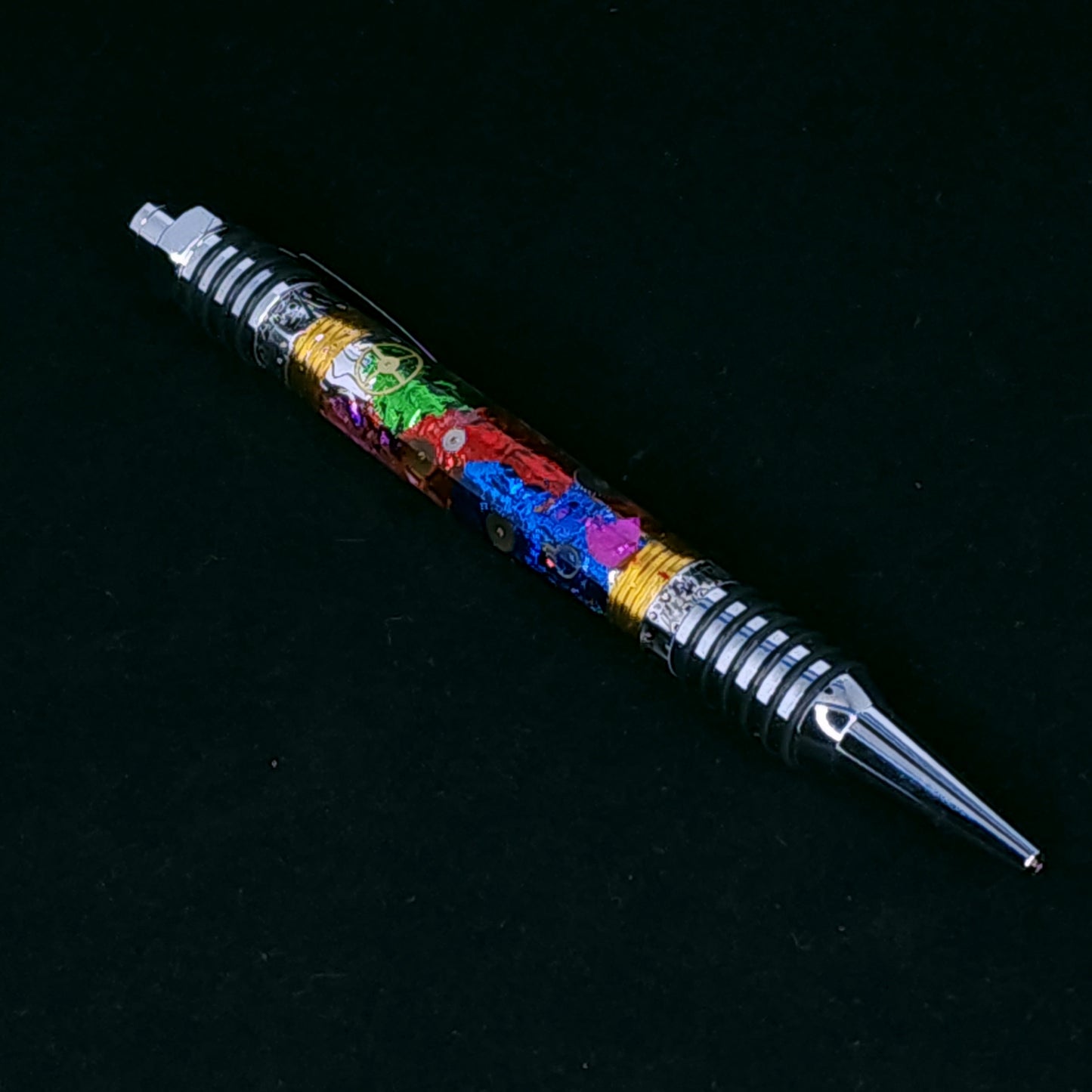 Multi-color Steampunk Click Pen