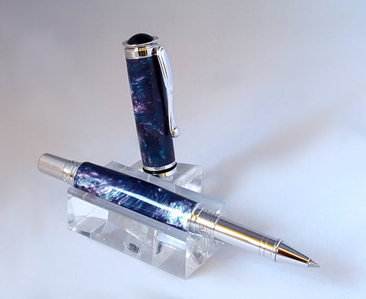 Retro/Blue & Purple Swirl