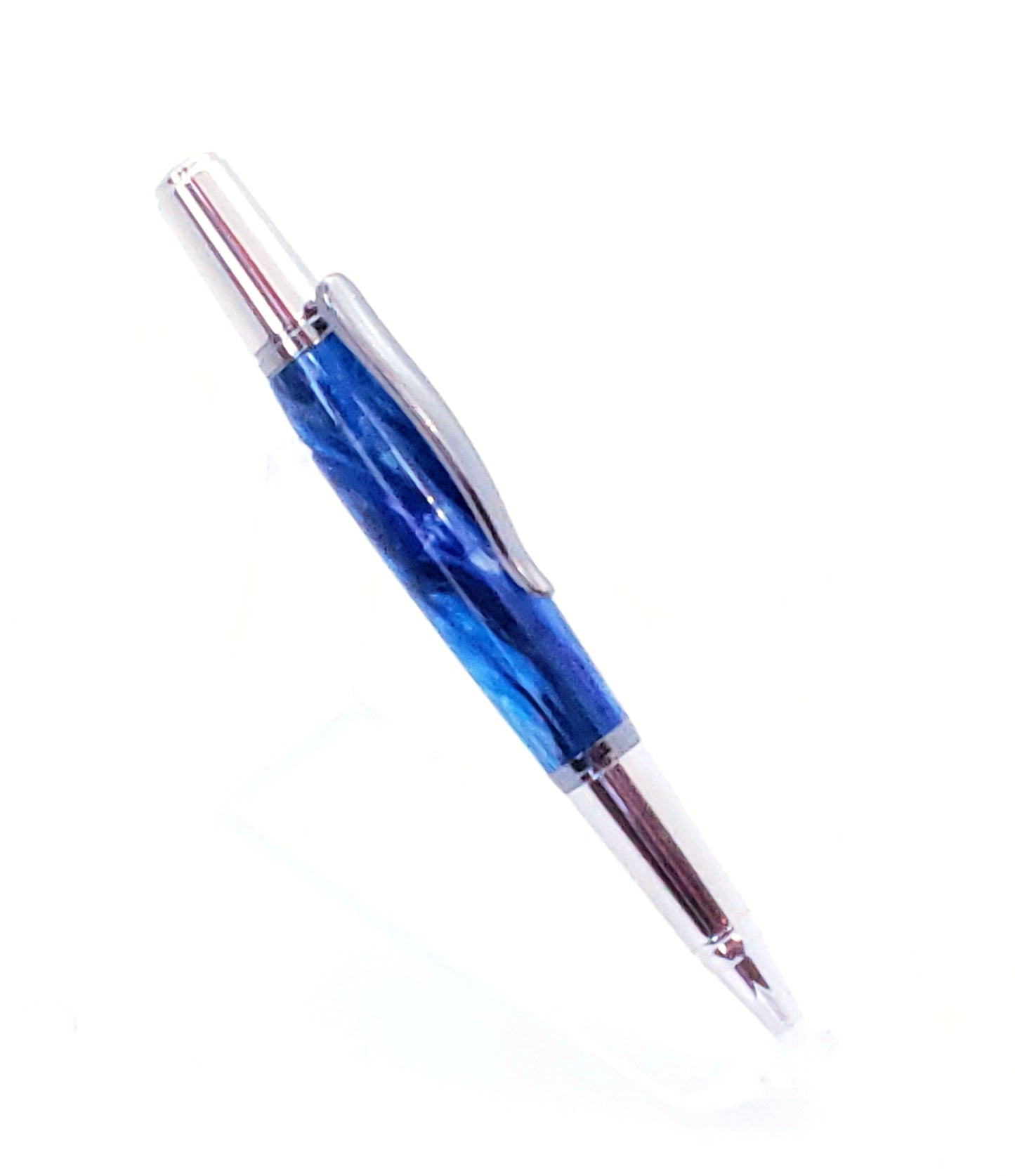 Blue Multi- Swirl Ballpoint Pen
