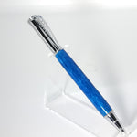 Small Blue/ Chrome Pen