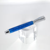 Small Blue/ Chrome Pen