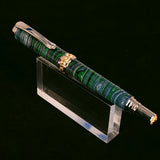 Green and Blue Micarta Rollerball
