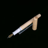 Curly White Teak Fountain Pen