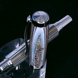 Fordite "Suspended Swirl" Rollerball