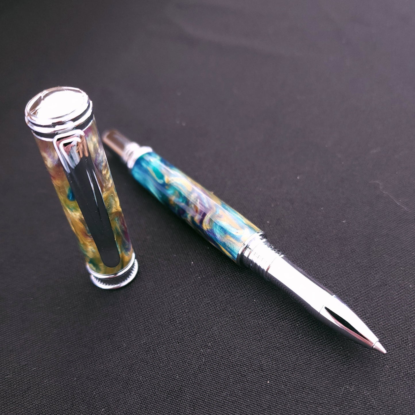 Green Starry Night Rollerball