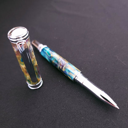 Green Starry Night Rollerball