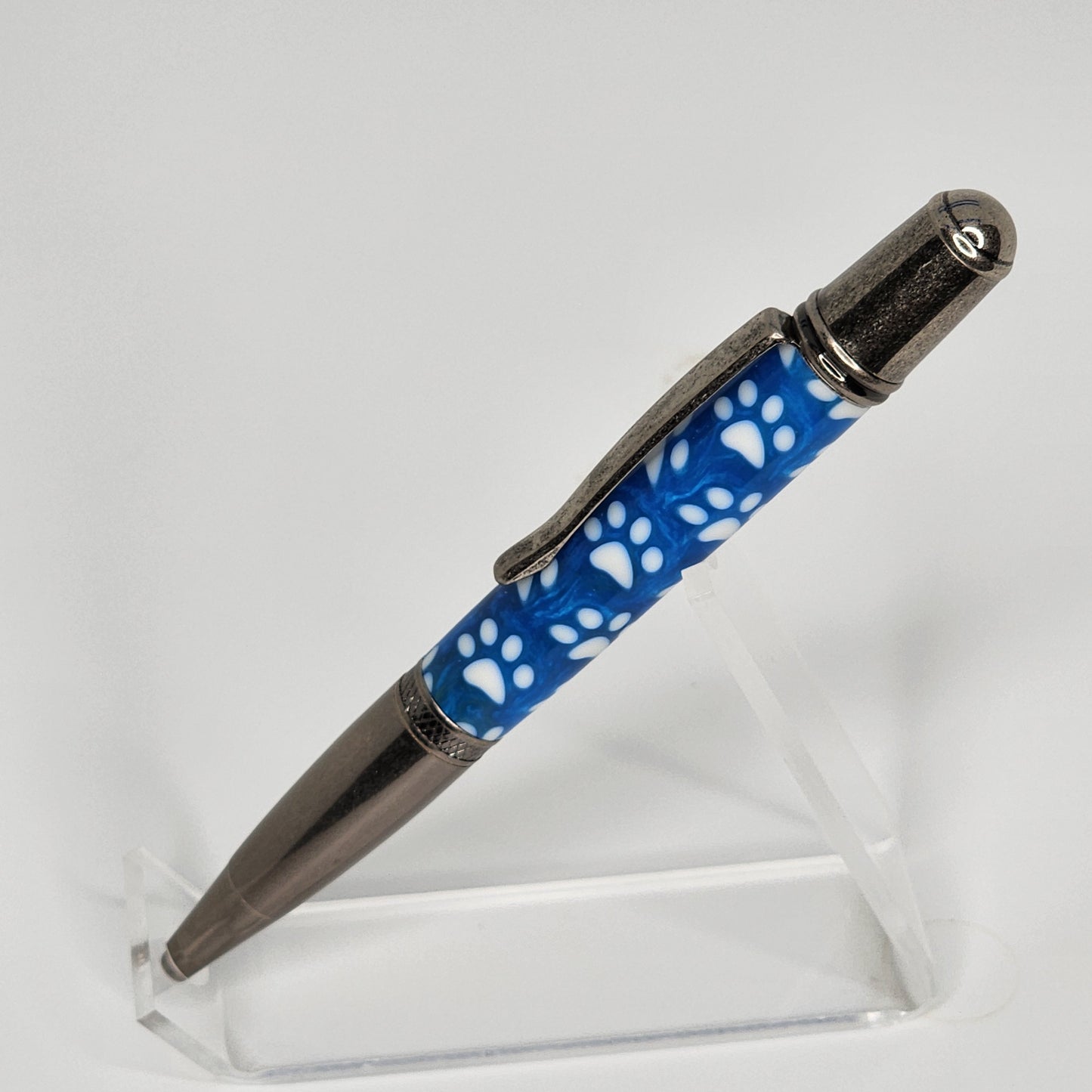 Blue dog paw/ Pewter