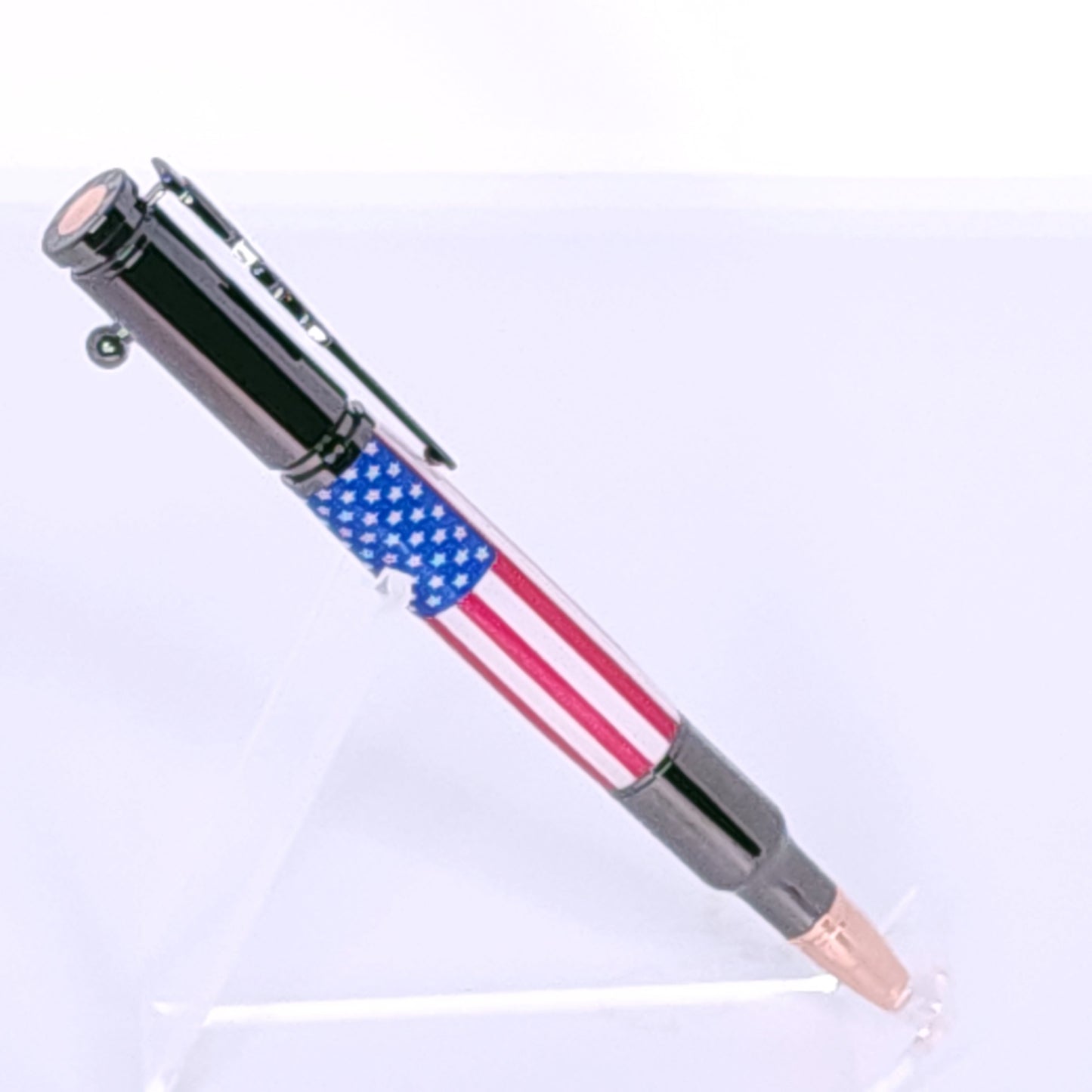 American Flag Bolt Action Pen