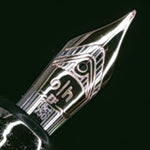 Blue/Green Swirl Bespoke Fountain Pen w/18K Gold Nib