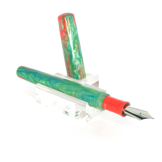 Red Green Fountain Pen