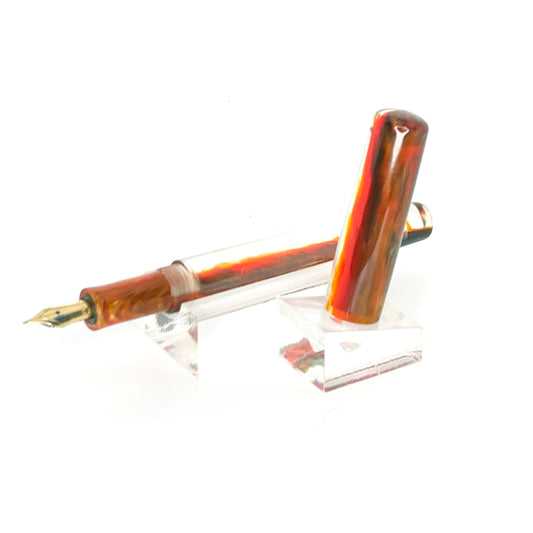 Red and Clear Fountain Pen
