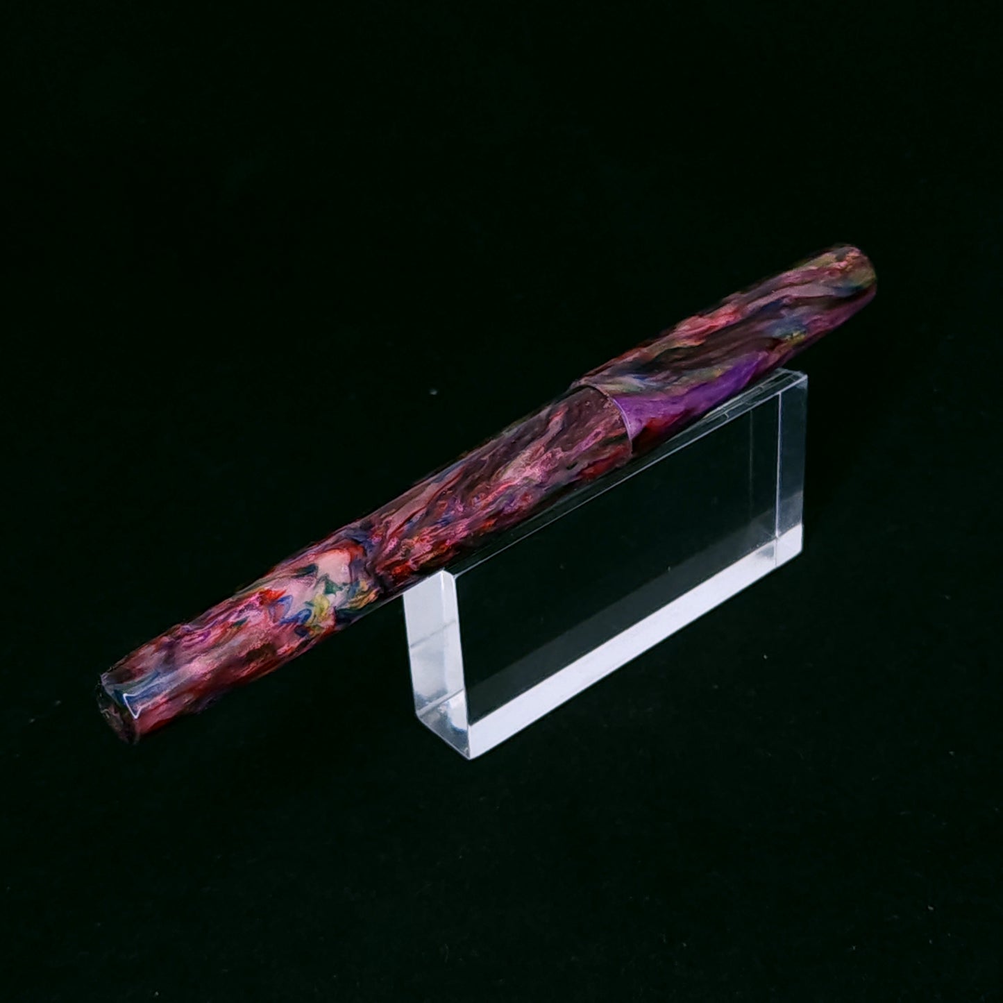 Dark Purple Swirl Bespoke Fountain Pen
