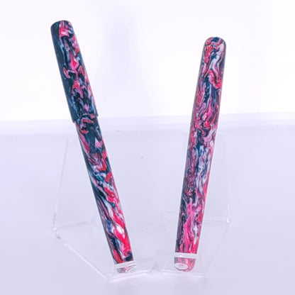 Pink, Blue/Green Resin Fountain Pen