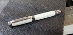 White Faux Celluloid Rollerball