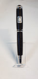 Silver Ingot and Carbonfiber Military Rollerball