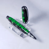 Green and Black Magnetic Cap Rollerball