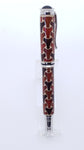 Red Brown Maple Celtic Rollerball