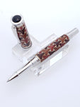 Red Brown Maple Celtic Rollerball