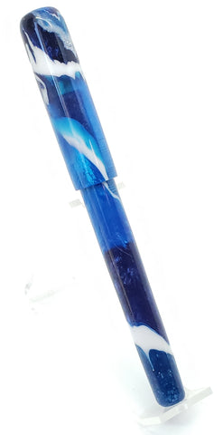 Blue Swirl Bespoke Fountain Pen